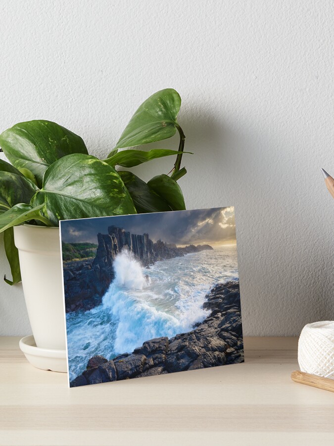 Thumbnail 1 of 2, Art Board Print, Bombo Quarry, Kiama, New South Wales, Australia designed and sold by Chockstone.