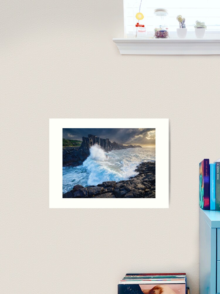 Thumbnail 2 of 3, Art Print, Bombo Quarry, Kiama, New South Wales, Australia designed and sold by Chockstone.