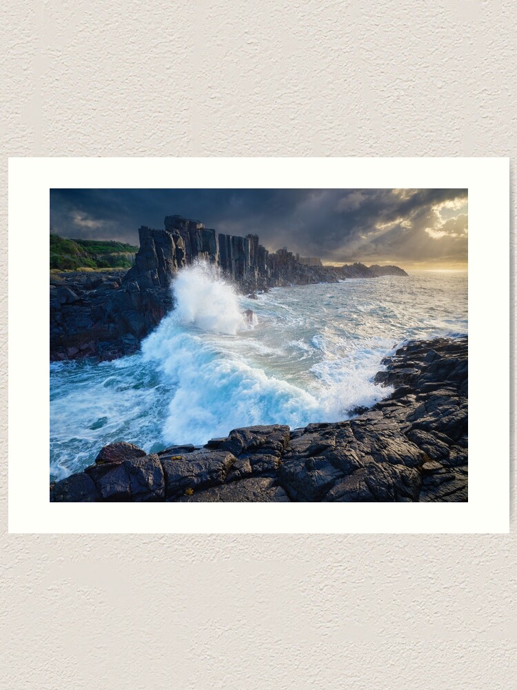 Thumbnail 1 of 3, Art Print, Bombo Quarry, Kiama, New South Wales, Australia designed and sold by Chockstone.