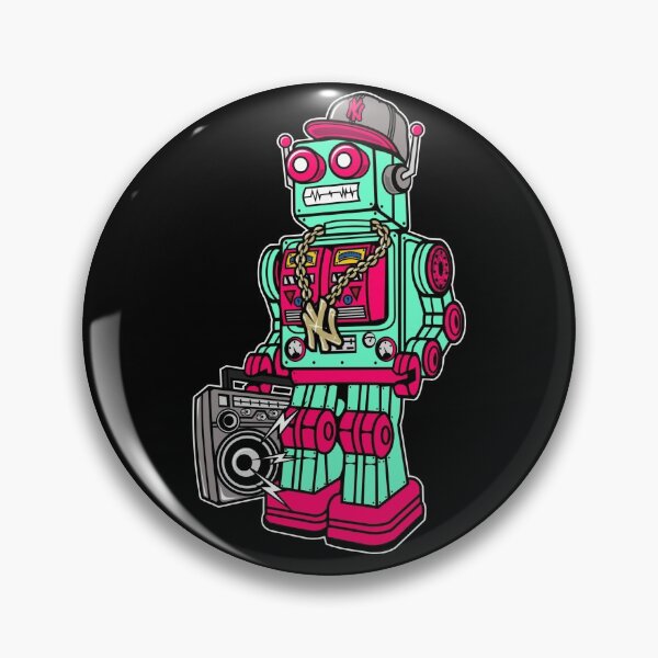 Item preview, New York City Swag Hip Hop Robot designed and sold by brooklyntowner.