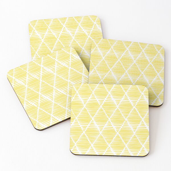 Item preview, Boho Triangles - Yellow + White designed and sold by NolkDesign.
