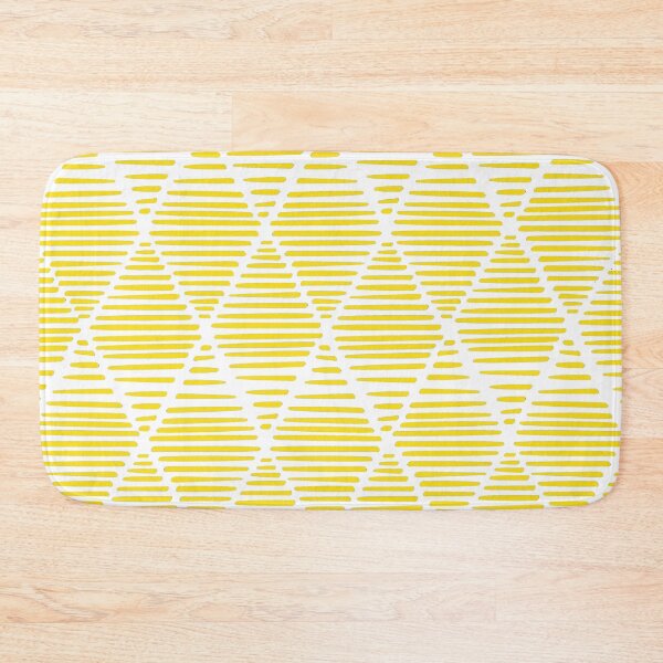 Item preview, Boho Triangles - Yellow + White designed and sold by NolkDesign.