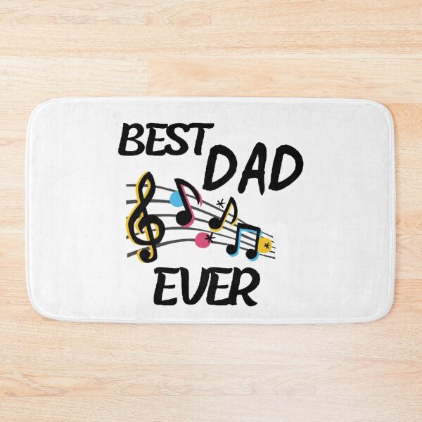 Item preview, Best dad ever music notes designed and sold by Simi2020.
