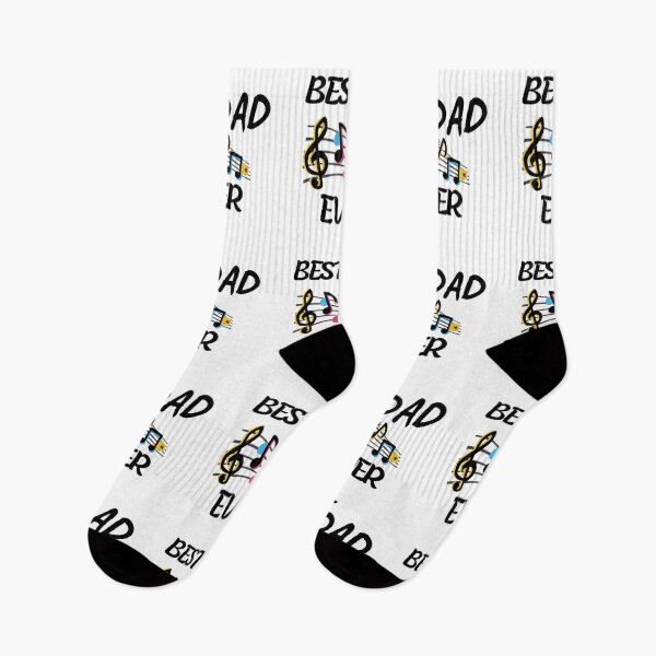 Item preview, Best dad ever music notes designed and sold by Simi2020.