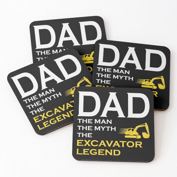 Item preview, Excavator Heavy Equipment Operator Dad Fathers day designed and sold by CuteDesigns1.