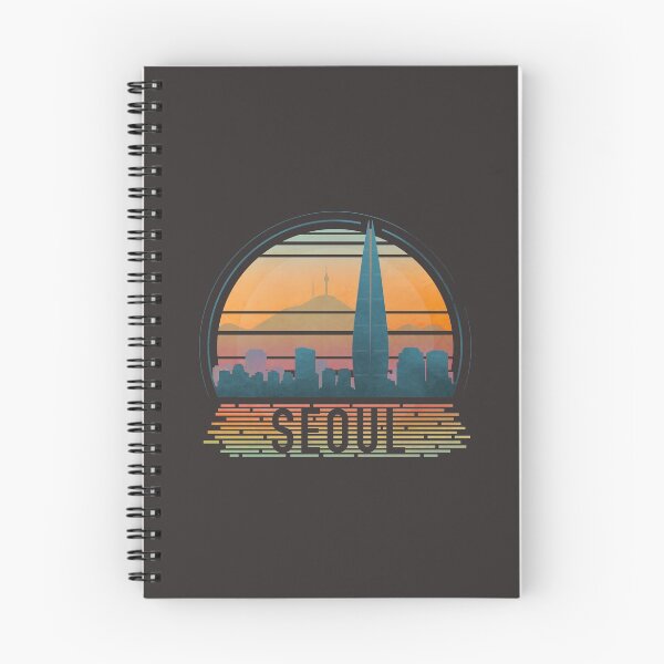 Item preview, Seoul Korea Skyline - Retro Sunset  designed and sold by tanimator.