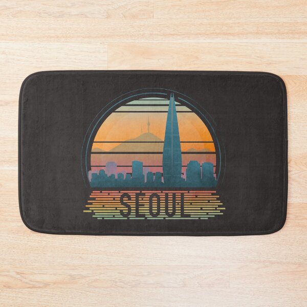 Item preview, Seoul Korea Skyline - Retro Sunset  designed and sold by tanimator.