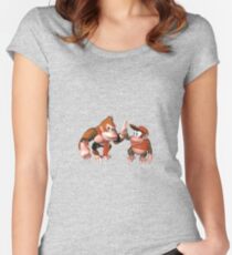 Donkey kong and Diddy Kong Women's Fitted Scoop T-Shirt