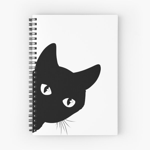 Item preview, Black Cat Peeking Around the Corner Silhouette  designed and sold by Lady-Lilac.
