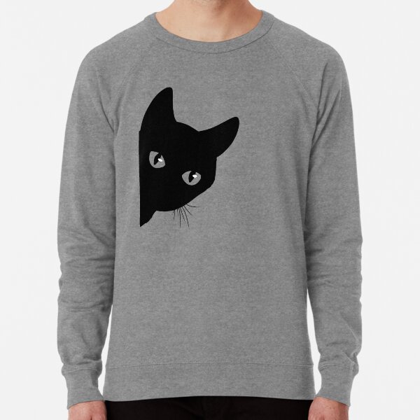 Peeking store cat sweatshirt