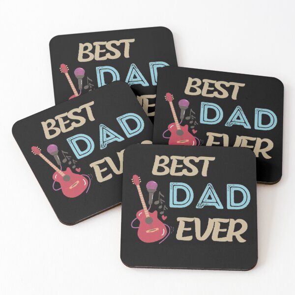 Item preview, Best dad ever music notes designed and sold by Simi2020.