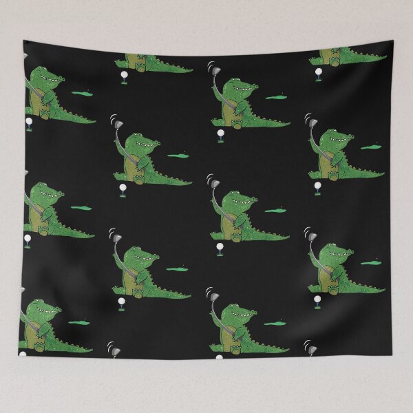 Item preview, Alligator enjoy playing golf. designed and sold by koonam.