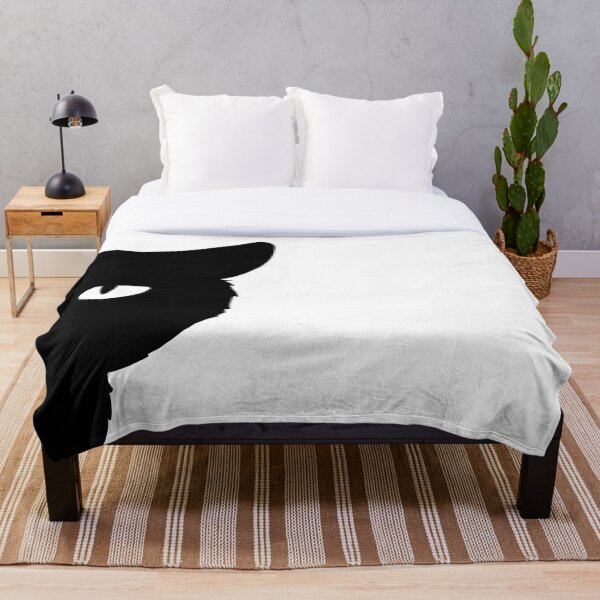 Item preview, Black Cat Peering Around the Corner Silhouette  designed and sold by Lady-Lilac.
