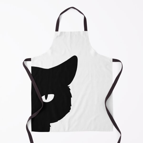 Artikelvorschau, Schwarze Katze späht um die Ecke Silhouette entworfen und verkauft von Lady-Lilac.