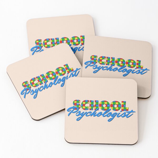 Item preview, School Psychologist Autism Puzzle Blue Design With Beige Background designed and sold by Rosinda.