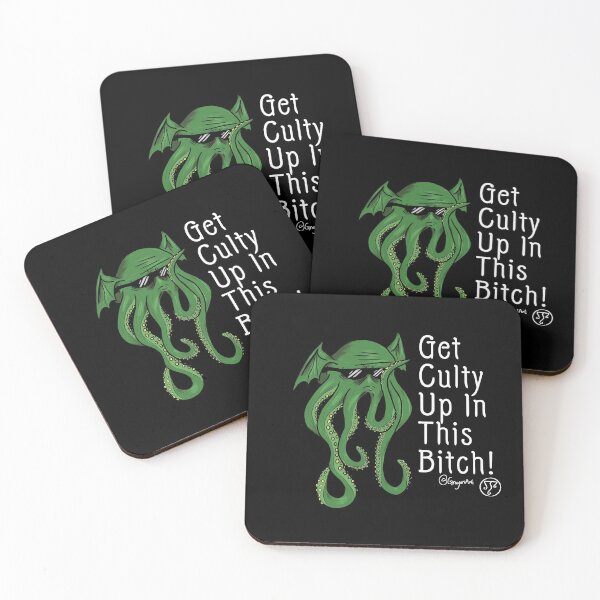 Item preview, Get Culty Up In This Bitch - Cthulhu Design designed and sold by grayariart.