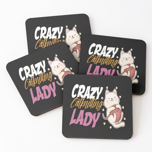 Item preview, funnny catknitting lady , funny trending tees desgin I'm Not A Cat desgin designed and sold by justbejoker.