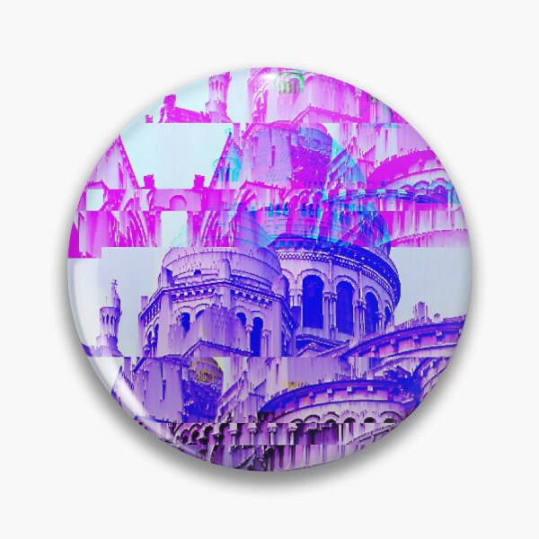 Item preview, Sacre Coeur Basilica Paris, France Glitch Art (Sacré-Cœur Basilica) designed and sold by glitchhub.