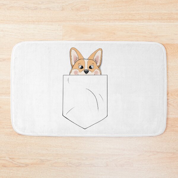 Item preview, Corgi Dog Peeking Out of a Pocket designed and sold by Lady-Lilac.
