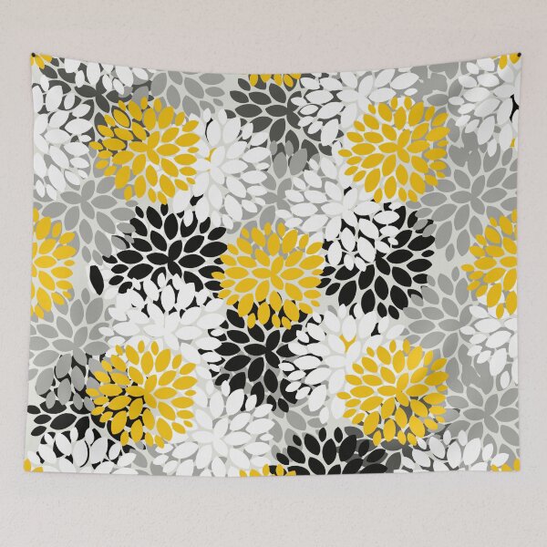 Item preview, Hydrangea  abstract floral pattern designed and sold by Tanuja  Sharma.
