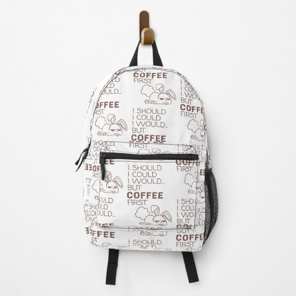 Artikelvorschau,  Ich sollte ... aber zuerst Kaffee. Bunny Coffee Lover Coffee entworfen und verkauft von Ebayson74.