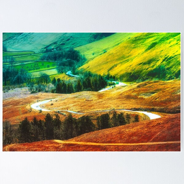 Item preview, Winding Road Mam Tor designed and sold by Alisonchambers2.