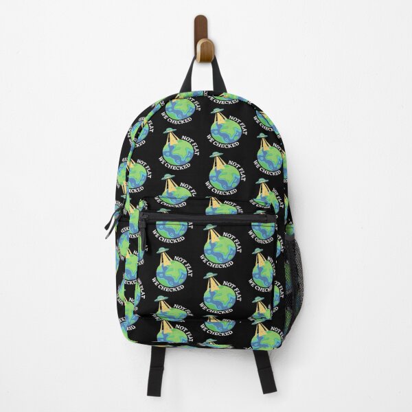 Item preview, Not Flat We Checked - Funny Science designed and sold by mewsis.