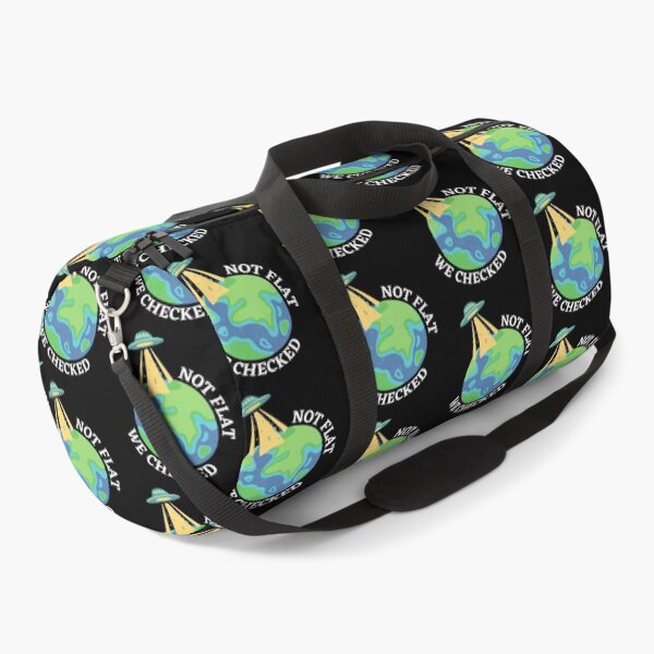 Item preview, Not Flat We Checked - Funny Science designed and sold by mewsis.