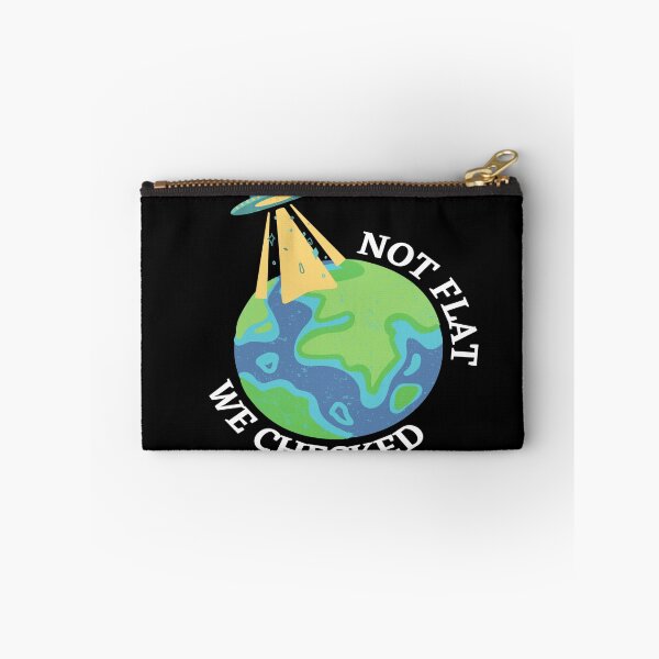 Item preview, Not Flat We Checked - Funny Science designed and sold by mewsis.