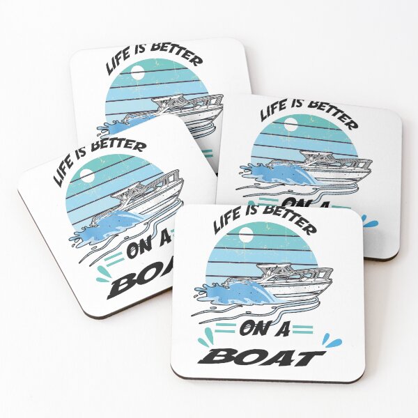 Item preview, Life Is Better On A Boat Gift For Men Women Boating Captain designed and sold by justbejoker.