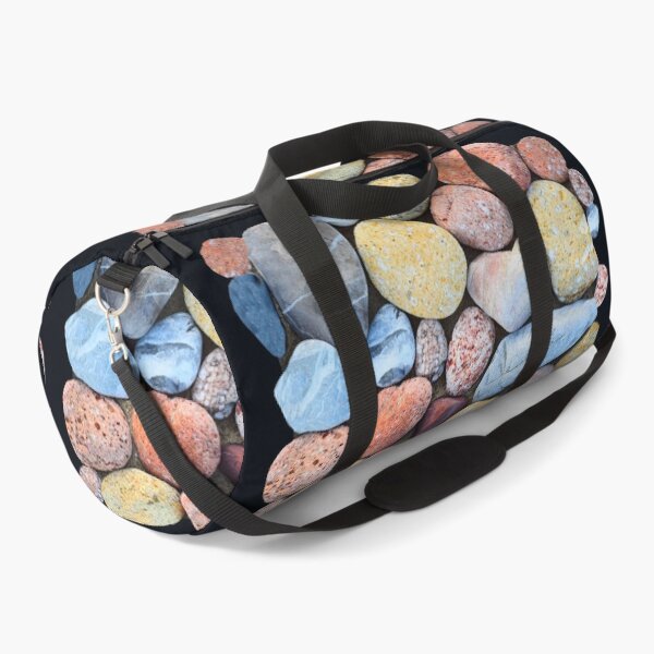 Colorful Beach Pebbles Duffle Bag