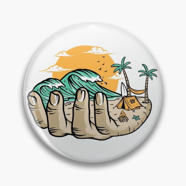 Artikelvorschau, Strand oder Ihre Hand Illustration entworfen und verkauft von VerboShop.
