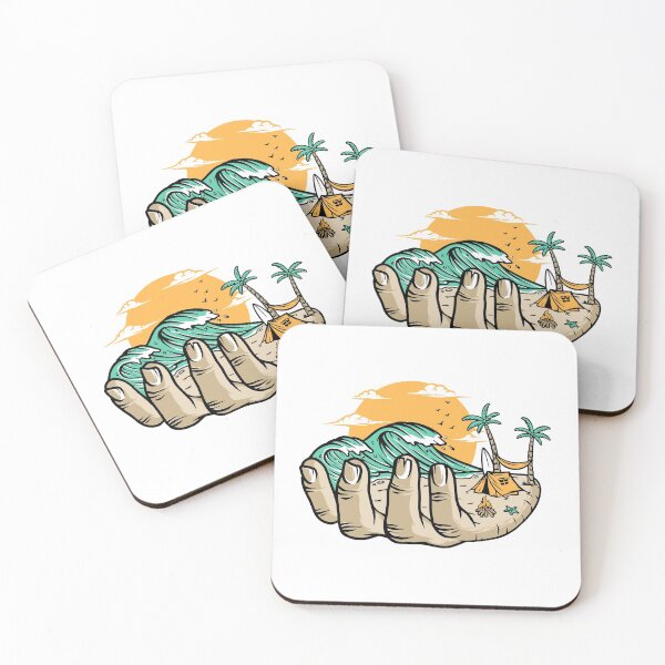 Item preview, Beach o Your Hand Illustration designed and sold by VerboShop.