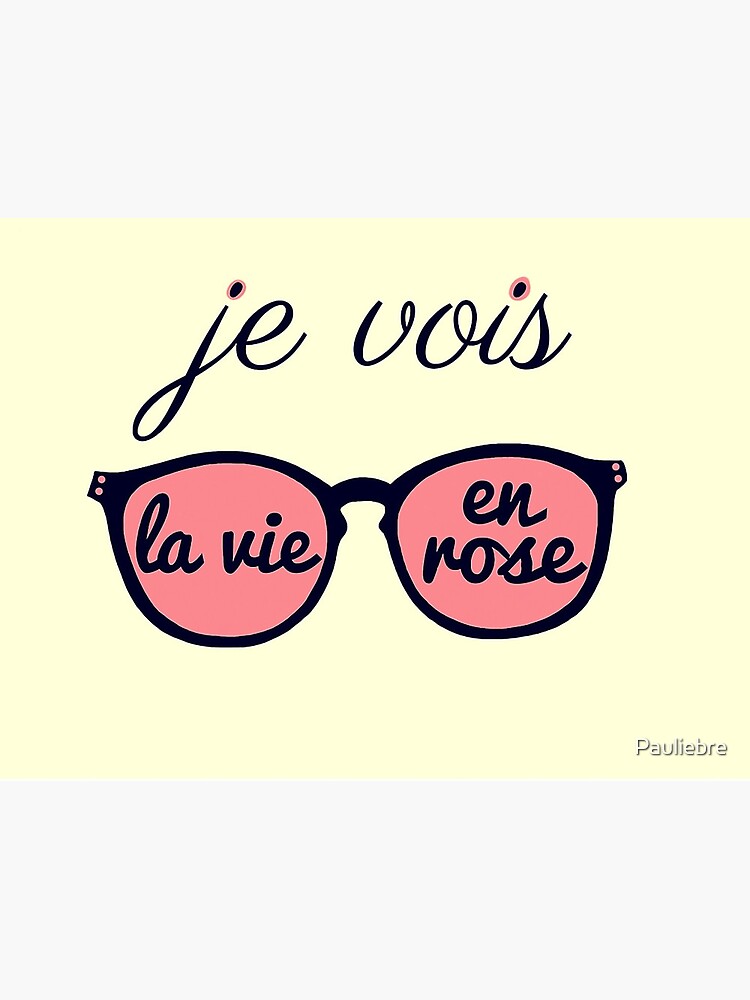 "La Vie en Rose" Sticker for Sale by Pauliebre Redbubble