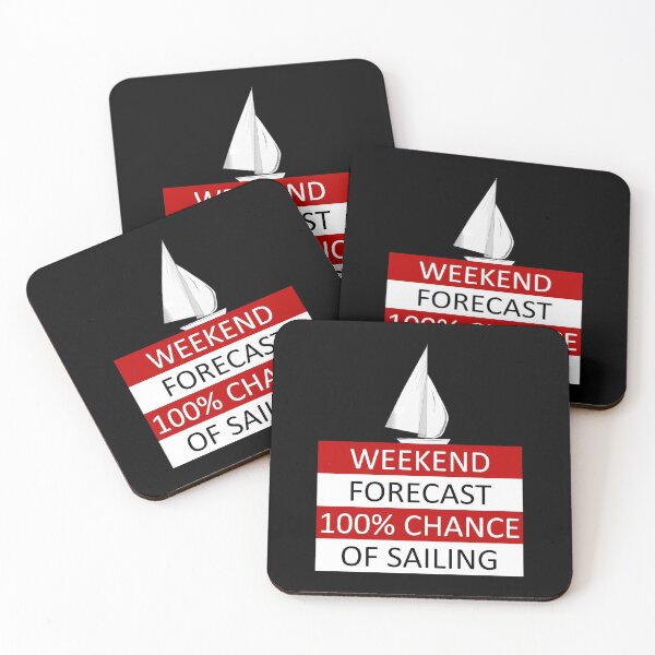 Item preview, Weekend Forecast Sailing Sailor Skipper Sports Hobby designed and sold by AndiHK.