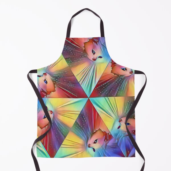 Item preview, Kaleidoscope trippy cat  designed and sold by Cyberomiz.
