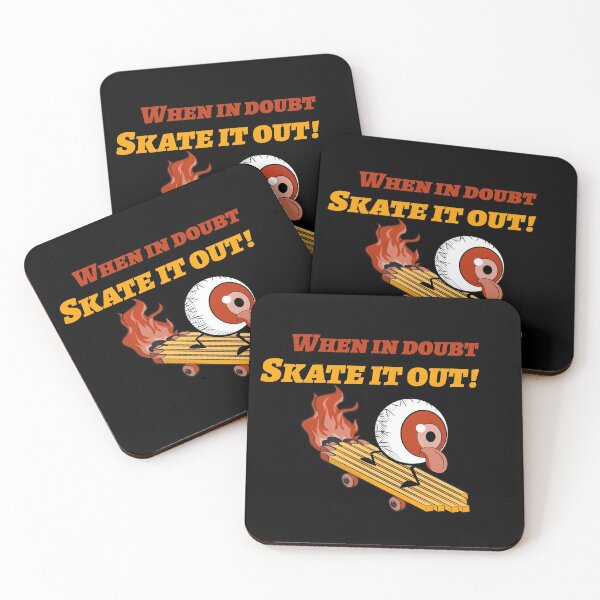 Item preview, When in doubt Skate it out! Skateboad Funny Eye Design designed and sold by Zefix.