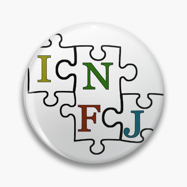 Item preview, INFJ Puzzle - Typography Design 3 designed and sold by art-by-shadab.