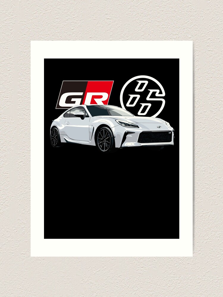 Lamina Artistica Gr86 Gazoo Racing 86 Apex Blanco Toyotaru De Cowtowncowboy Redbubble