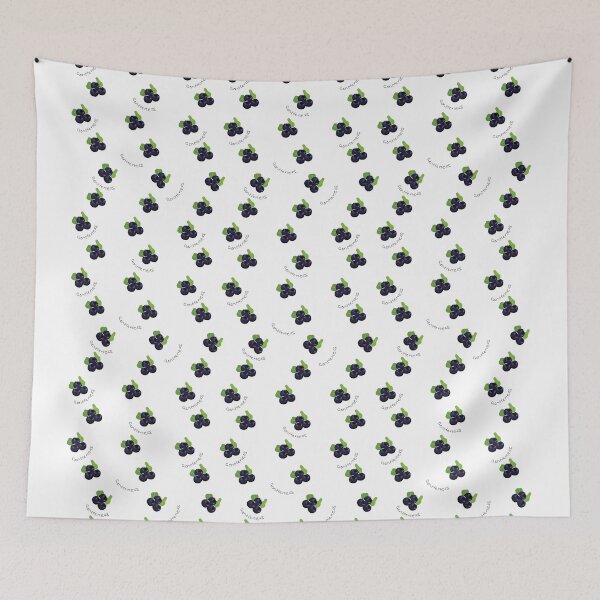 Item preview, Blue Berries Gentle pattern designed and sold by M-Polis.