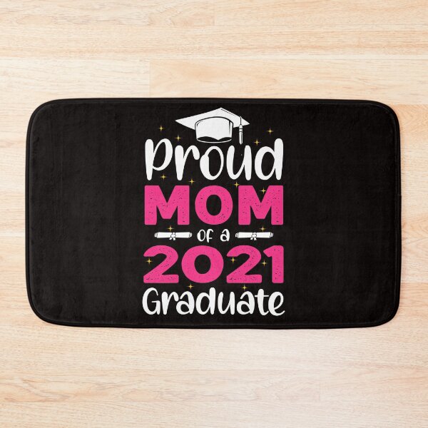 Item preview, Proud mom of a 2021 graduate cute pink graduation cap gift for senior mommy  designed and sold by Majesticoo.