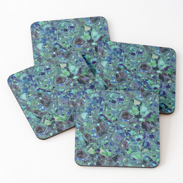 Item preview, Blue And Green Stained Glass designed and sold by sosweet.
