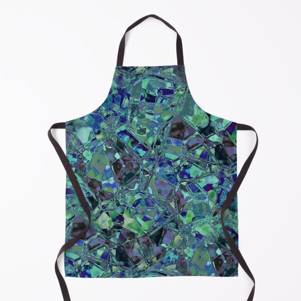 Item preview, Blue And Green Stained Glass designed and sold by sosweet.