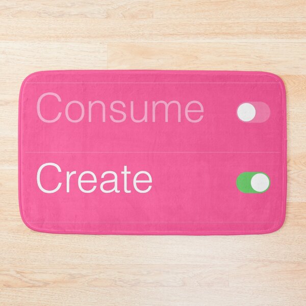 Item preview, Consume Less Create More - Your Choice designed and sold by SVGWBA.