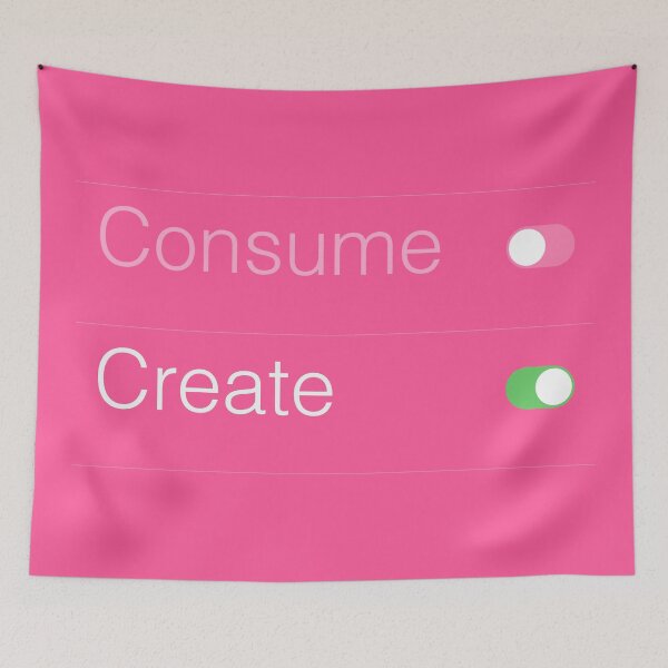 Item preview, Consume Less Create More - Your Choice designed and sold by SVGWBA.