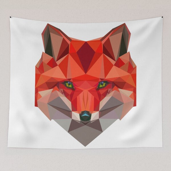 Aperçu de l'œuvre Renard poly faible créée et vendue par exya.