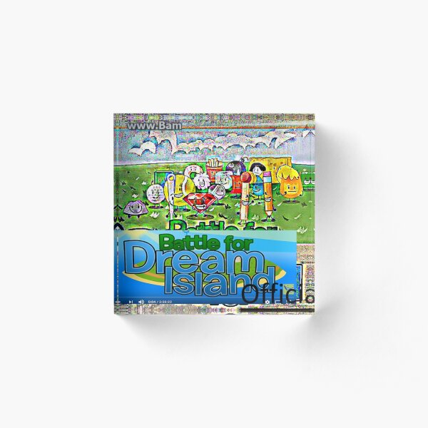 a BFDI Acrylic Block