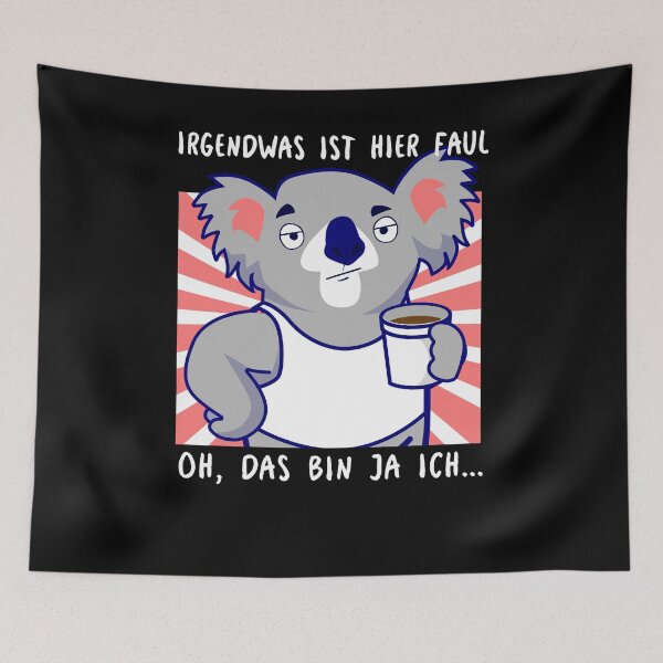 Item preview, Something's lazy funny koala office colleague designed and sold by lotushaza.