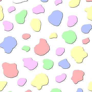 Artwork thumbnail, Pastel Blotches by vkdezine
