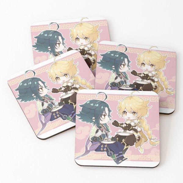 Item preview, Xiao & Aether - Chibi | Genshin Impact designed and sold by Reigill.